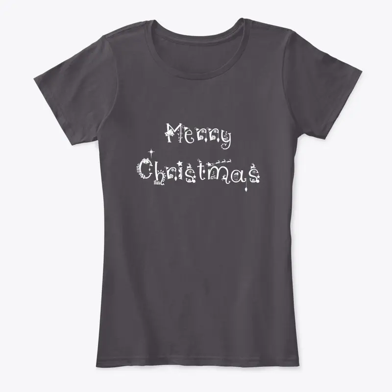 Merry Christmas - for dark shirts