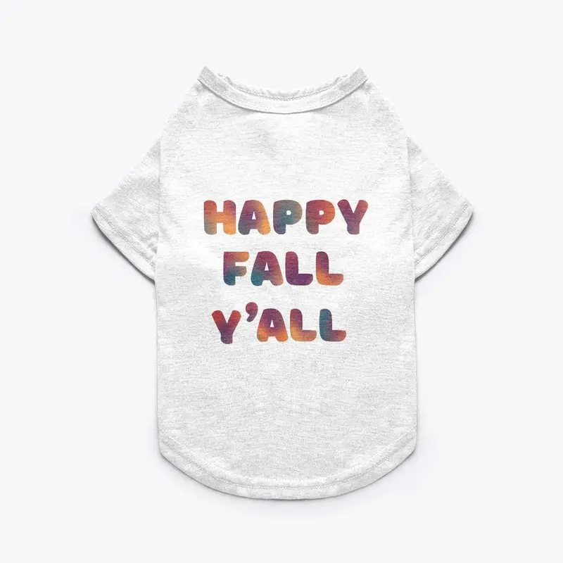 Happy Fall Y'all Gradient